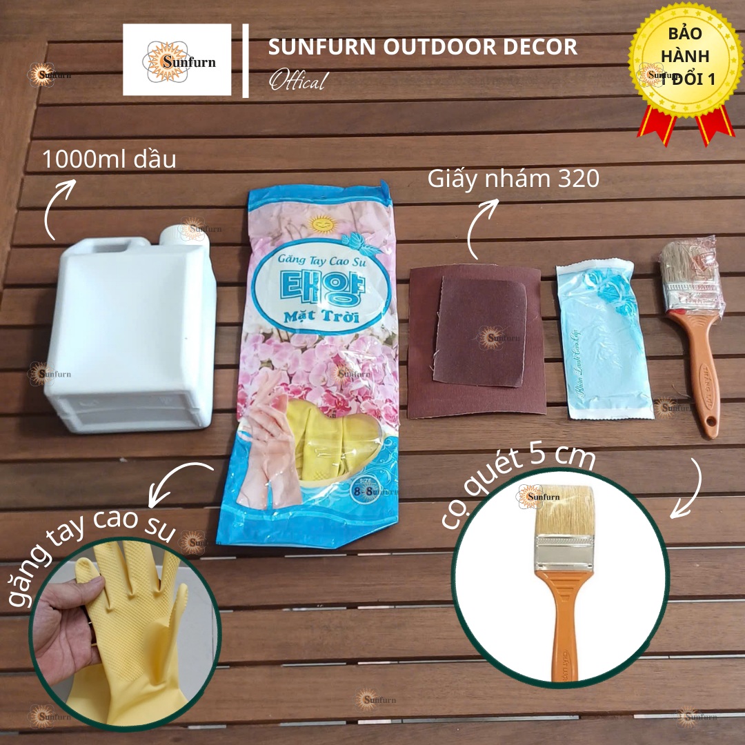 combo-5-mon-bo-dau-bao-duong-go-ngoai-troi-sunfurn-1-lit-phuc-hoi-mau-go-chong-tham-tia-uv-tang-kem-choi-khan-gang-tay